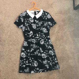 Forever 21 black floral dress